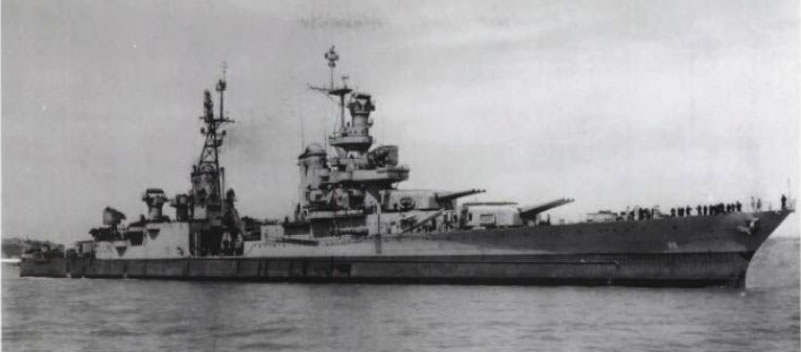 Le croiseur Indianapolis