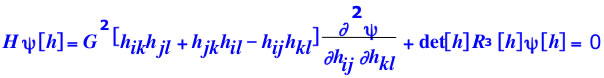 Equation de Wheeler-DeWitt